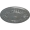 Ekena Millwork Flower Ceiling Medallion (Fits Canopies up to 3 7/8"), Hand-Painted Platinum, 27"OD x 1 1/8"P CM27FLPLS - alternate 3